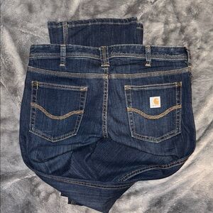 Carhartt Women's Dark Blue Boot Cut Jeans